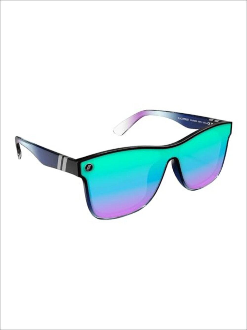 Polarized Flat Mirrored Lens Sunglasses 100% UV Protection Men Women